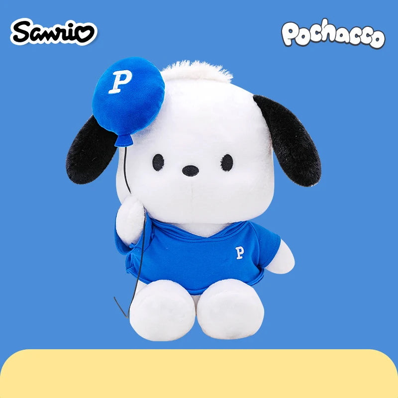 Genuine Anime Sanrio Pochacco Dog Stuffed Toys Cute Plush Toys Plushies Kawaii Throw Pillow