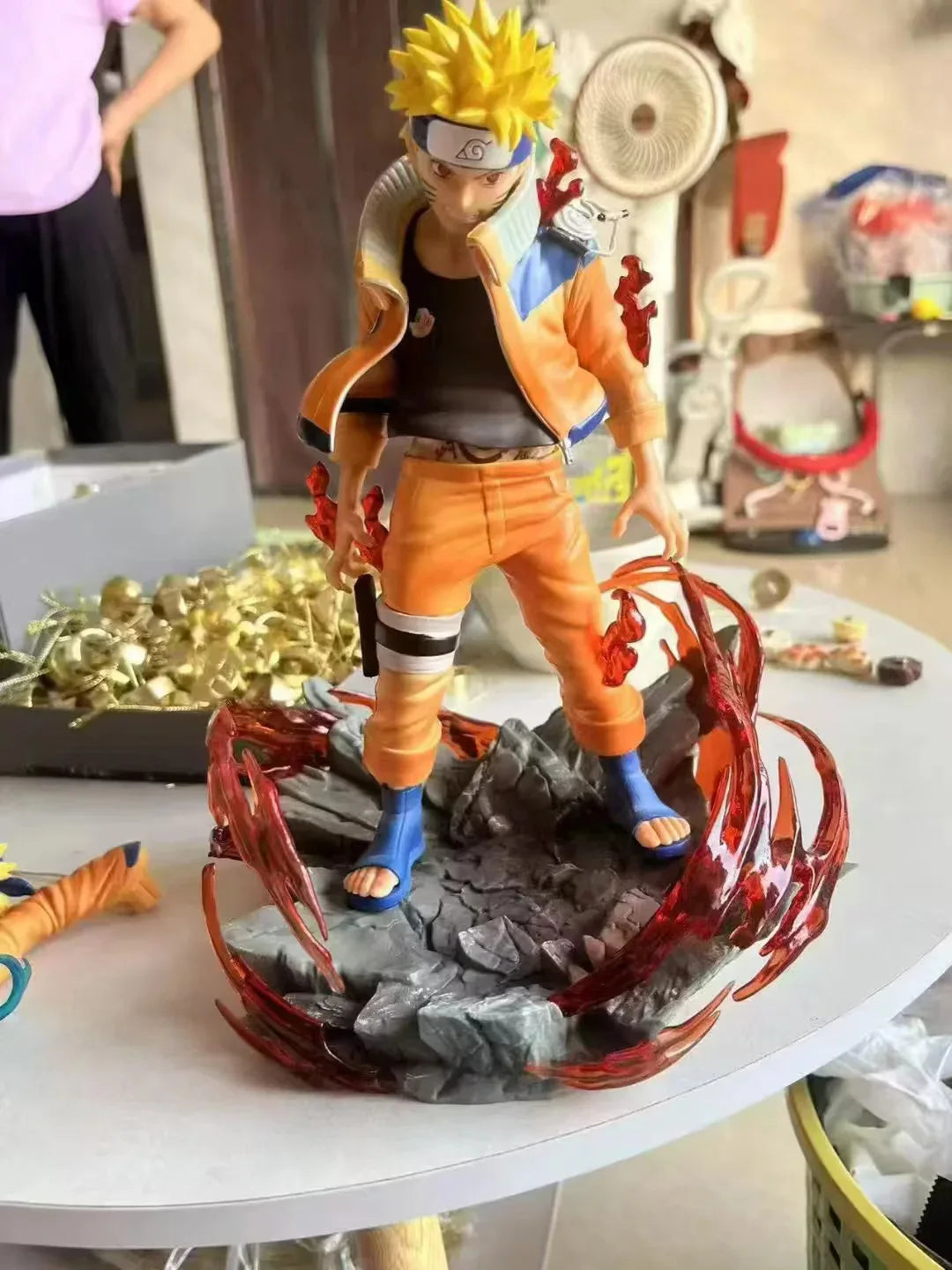 Naruto Figure Uzumaki Naruto Action Figures Two Heads Figurine Pvc Doll Statue Collection Desk