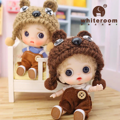 10cm BJD Mini Dolls For Girls Cute Bag Key Pendant Accessories Body Bjd Doll Clothes Toys