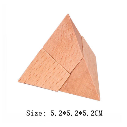 Wooden Brain Teaser Lu Ban Puzzle 3D Unlock Intelligence Games For Adults And Children
