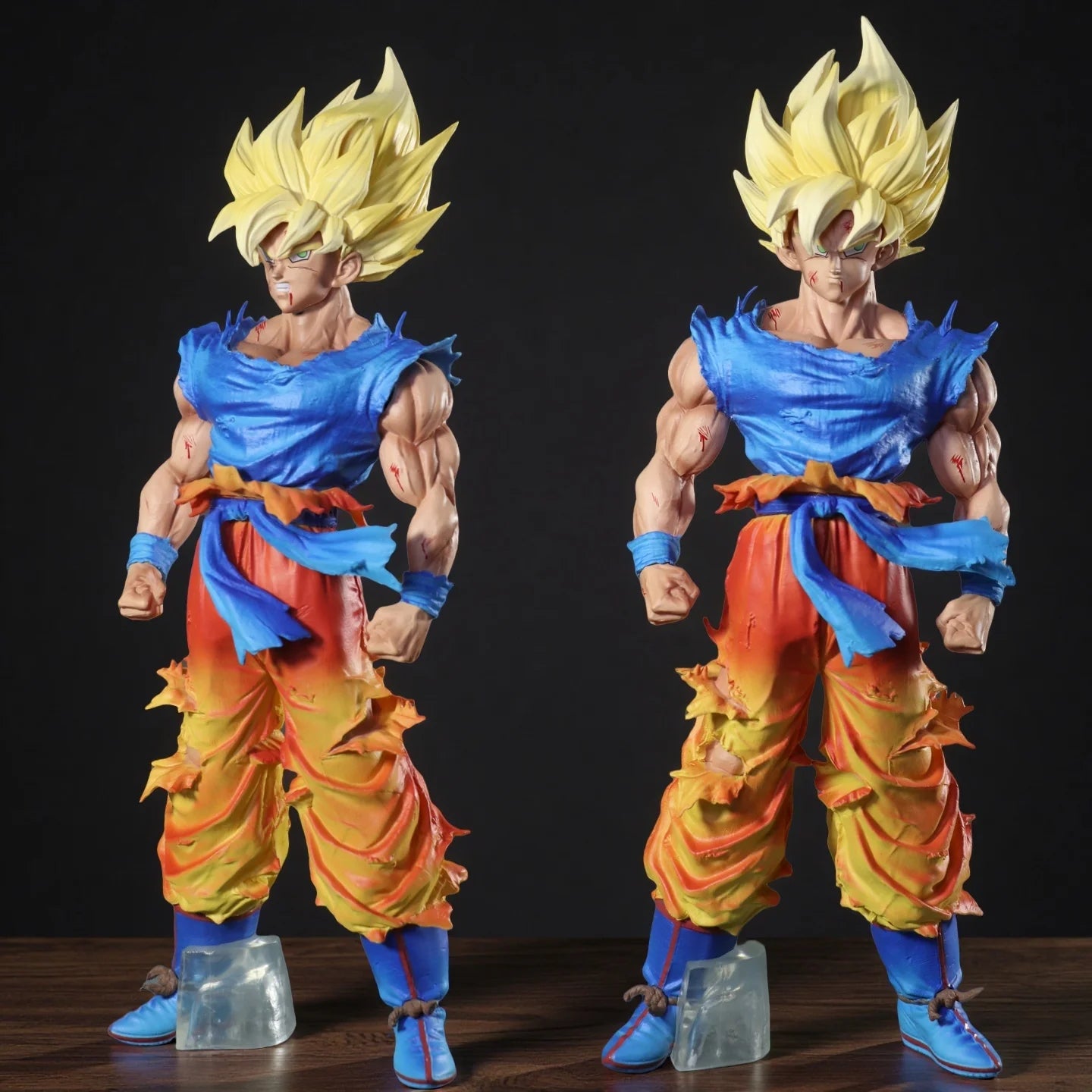 27cm Double headed in Dragon Ball Z Son Goku Figure Super Saiyan Son Goku Action Figures Pvc