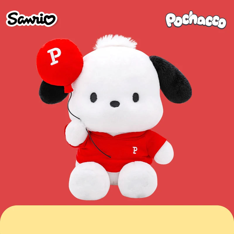Genuine Anime Sanrio Pochacco Dog Stuffed Toys Cute Plush Toys Plushies Kawaii Throw Pillow