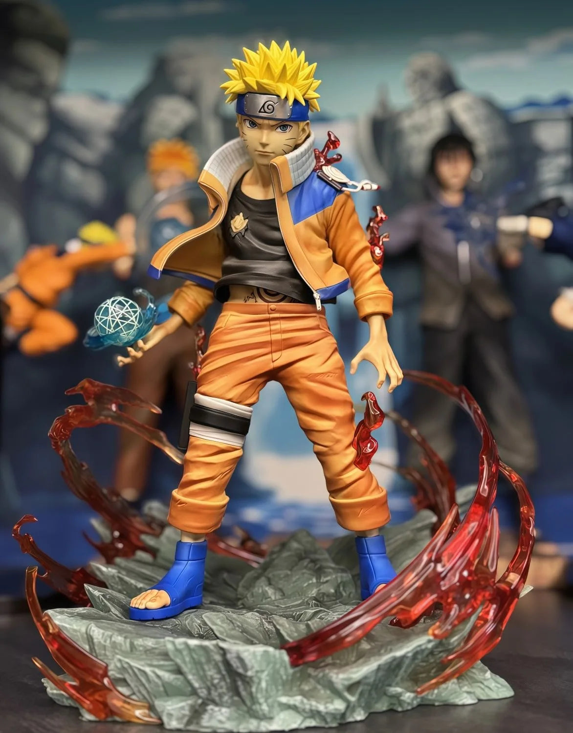 Naruto Figure Uzumaki Naruto Action Figures Two Heads Figurine Pvc Doll Statue Collection Desk