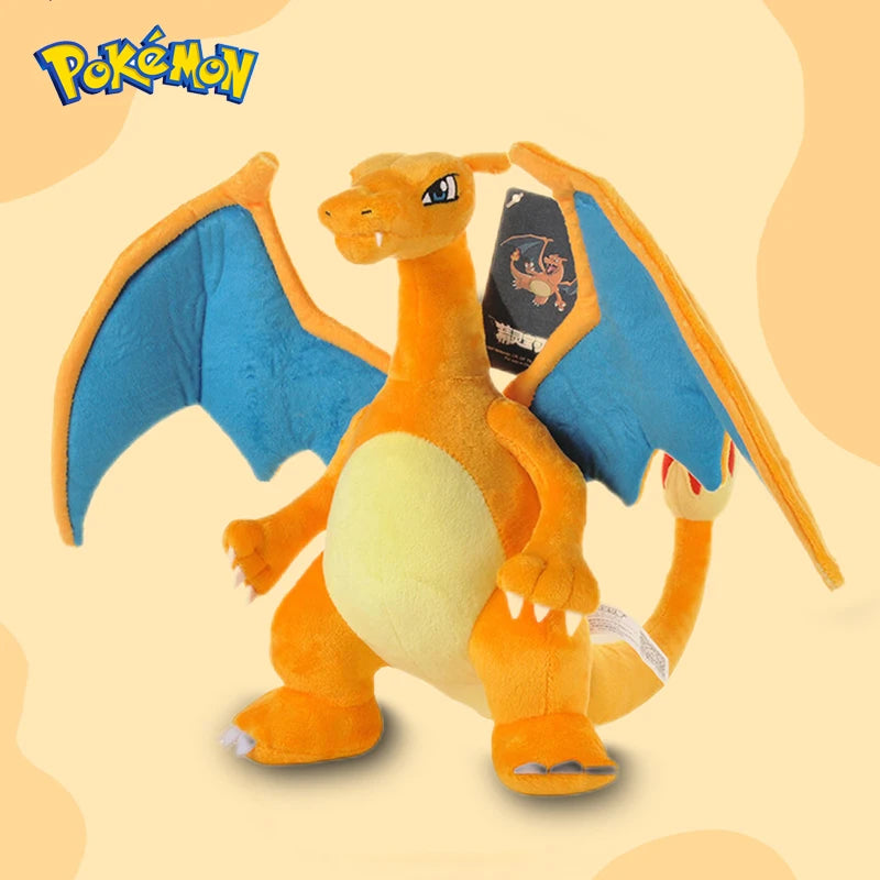 Pokemon Kawaii Charizard Stuffed Toys Cartoon&Cute Firedragon Plush Dolls Throw Pillow