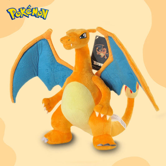 Pokemon Kawaii Charizard Stuffed Toys Cartoon&Cute Firedragon Plush Dolls Throw Pillow