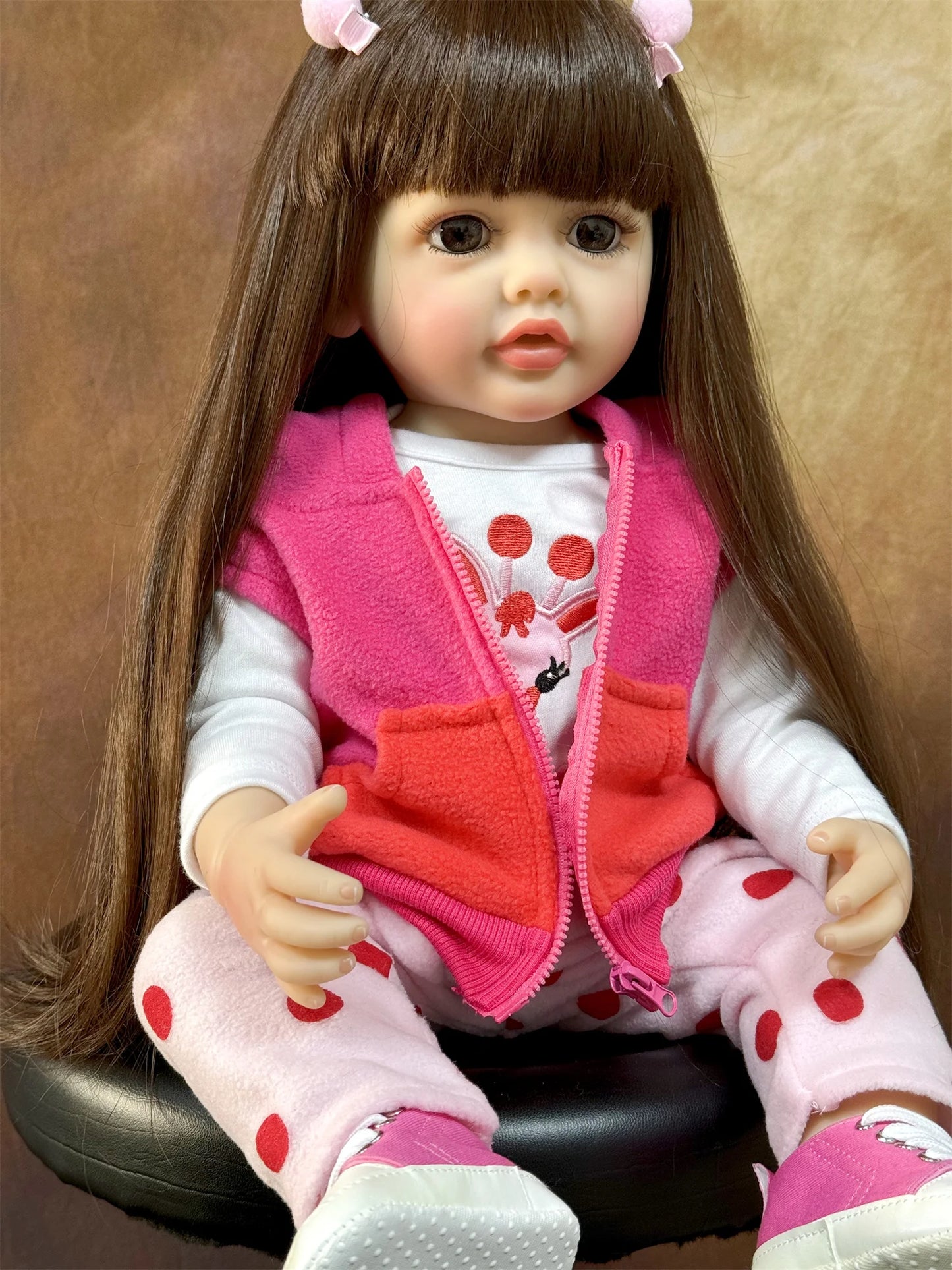 Lifelike Reborn Dolls Realistic Full Silicone Baby Bebe Vinyl 50CM Newborn Girl Doll Princess Toddler Toy