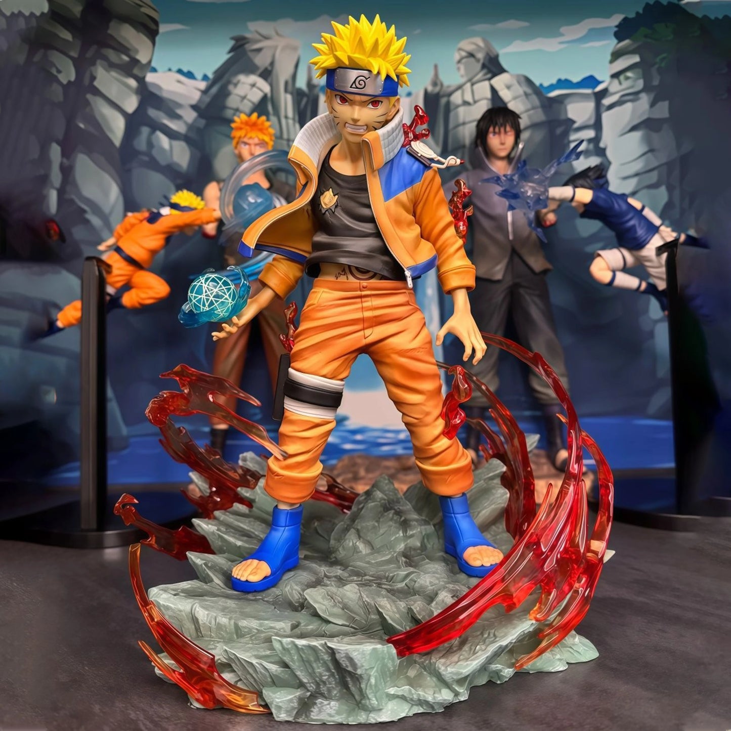 Naruto Figure Uzumaki Naruto Action Figures Two Heads Figurine Pvc Doll Statue Collection Desk