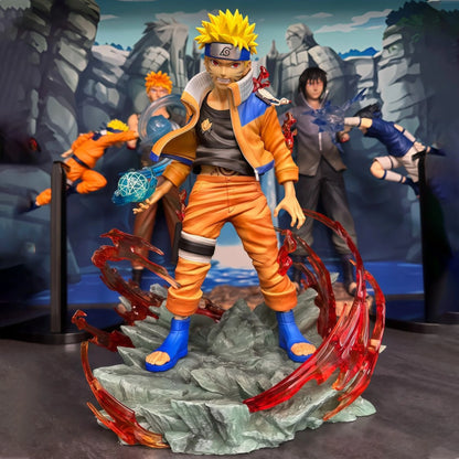 Naruto Figure Uzumaki Naruto Action Figures Two Heads Figurine Pvc Doll Statue Collection Desk