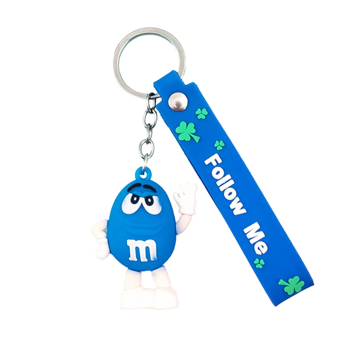 Fashion Fun Key Chains Cute M Bean Cartoon Keychain Children Surprise Birthday Gift Accessories Keyring