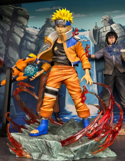 Naruto Figure Uzumaki Naruto Action Figures Two Heads Figurine Pvc Doll Statue Collection Desk