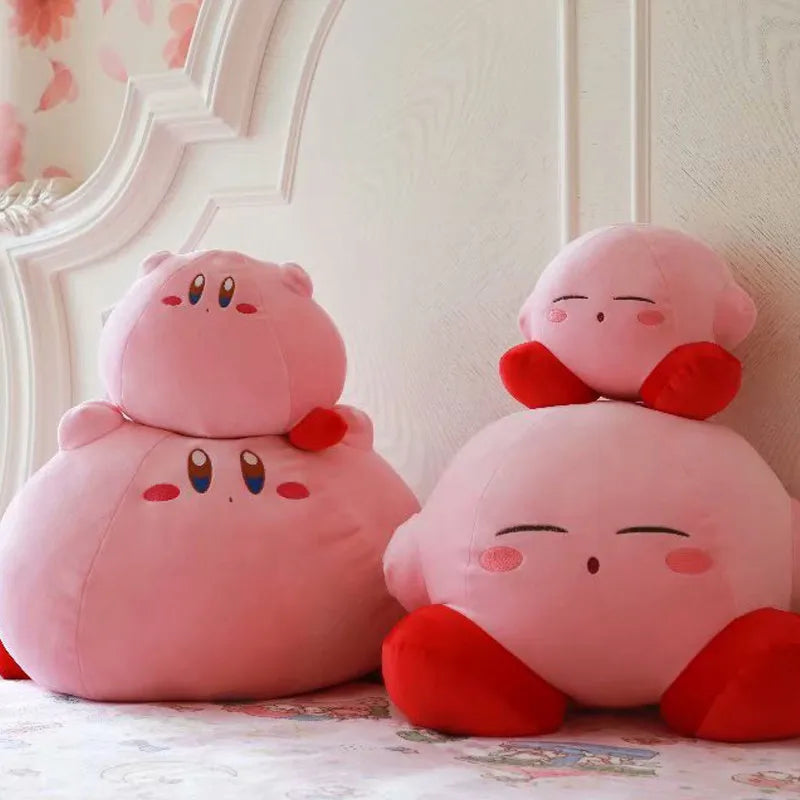 New Kirby Pillow Cartoon Cute Plush Doll Stuffed Animal Peripheral Children's Birthday Gift