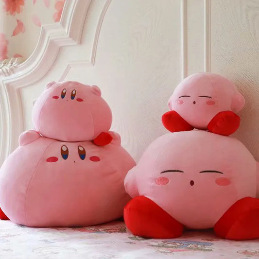 New Kirby Pillow Cartoon Cute Plush Doll Stuffed Animal Peripheral Children's Birthday Gift