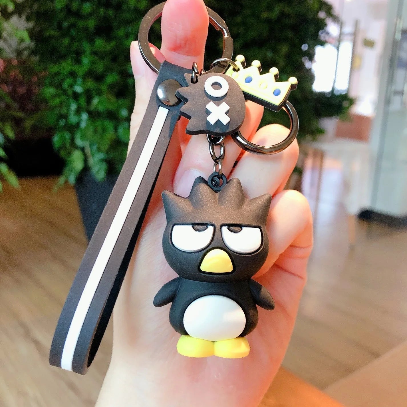 Anime Cartoon Sanrio Kuromi Mymelody Pendant Keychain Holder Key Chain Car Keyring
