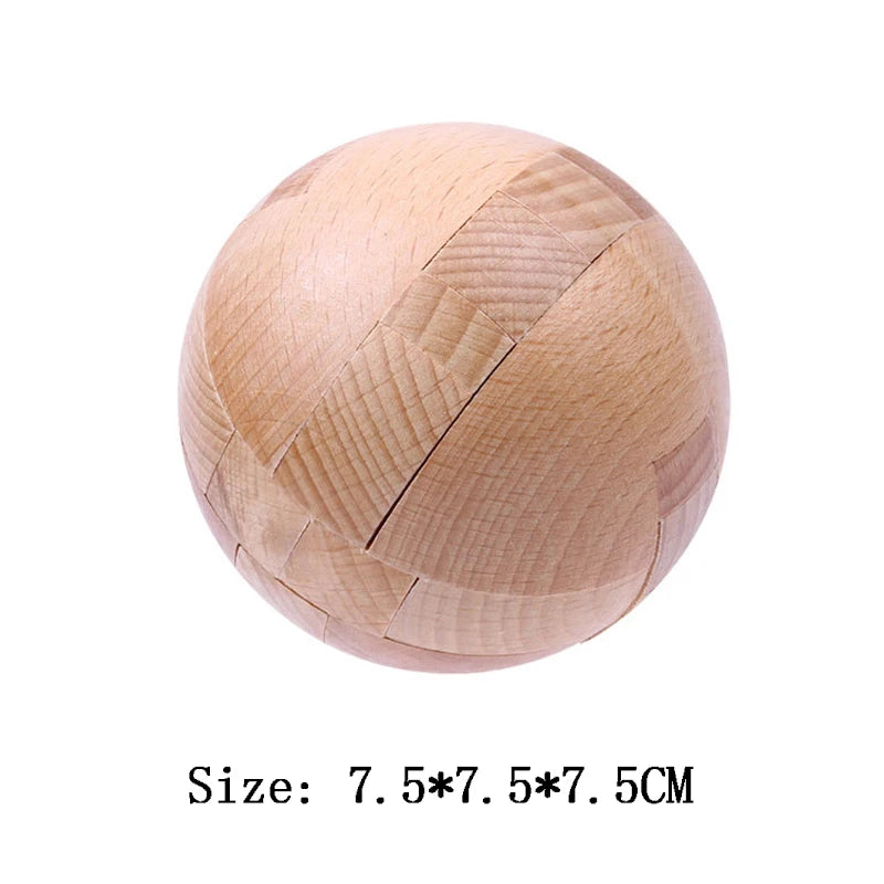 Wooden Brain Teaser Lu Ban Puzzle 3D Unlock Intelligence Games For Adults And Children