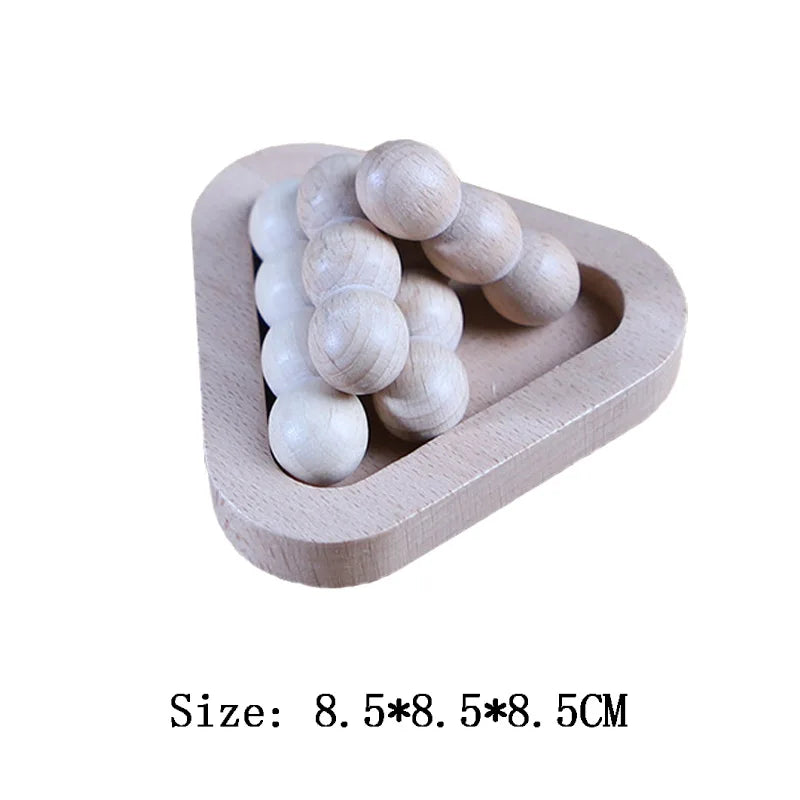 Wooden Brain Teaser Lu Ban Puzzle 3D Unlock Intelligence Games For Adults And Children
