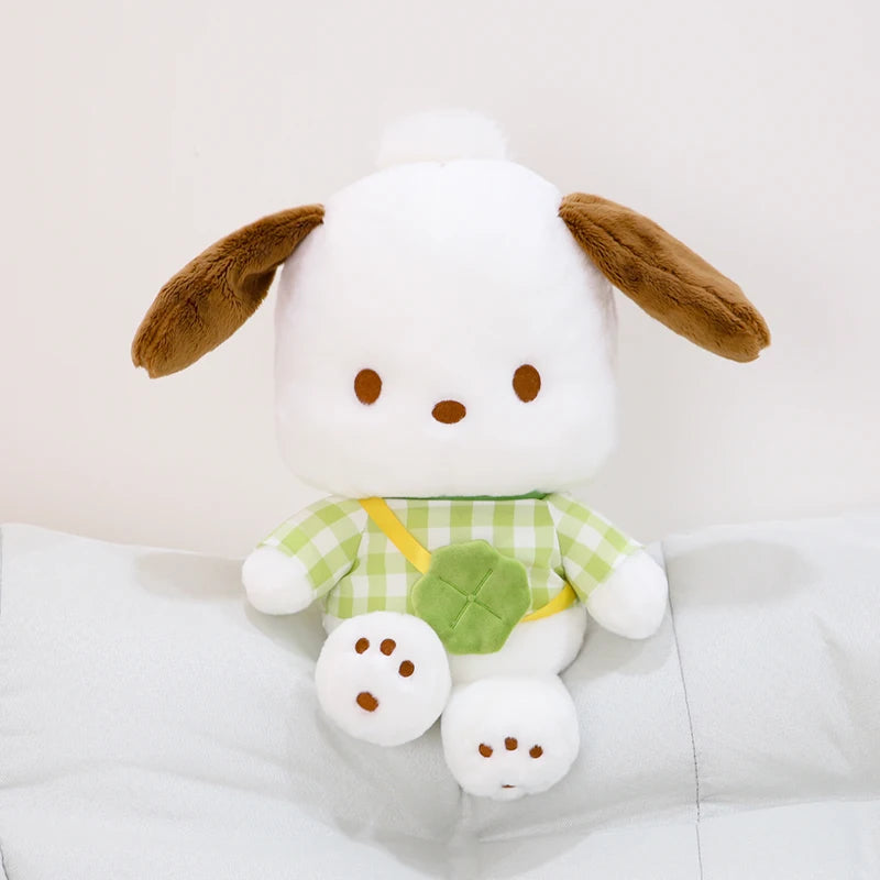 Genuine Anime Sanrio Pochacco Dog Stuffed Toys Cute Plush Toys Plushies Kawaii Throw Pillow