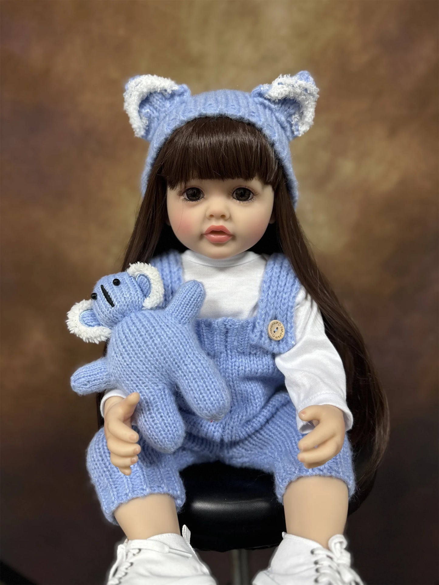 Lifelike Reborn Dolls Realistic Full Silicone Baby Bebe Vinyl 50CM Newborn Girl Doll Princess Toddler Toy