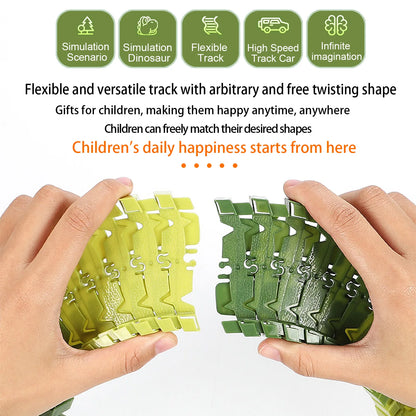 Children Electric Track Toy Car Dinosaur Car Kids Educational Toys Track Car Train Toys for Children