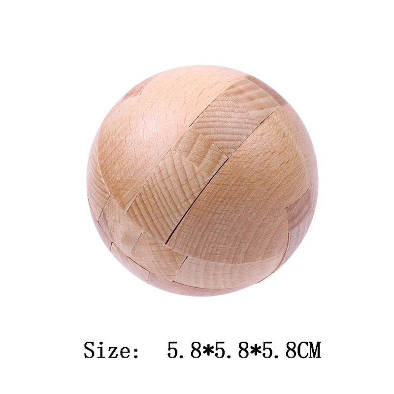 Wooden Brain Teaser Lu Ban Puzzle 3D Unlock Intelligence Games For Adults And Children