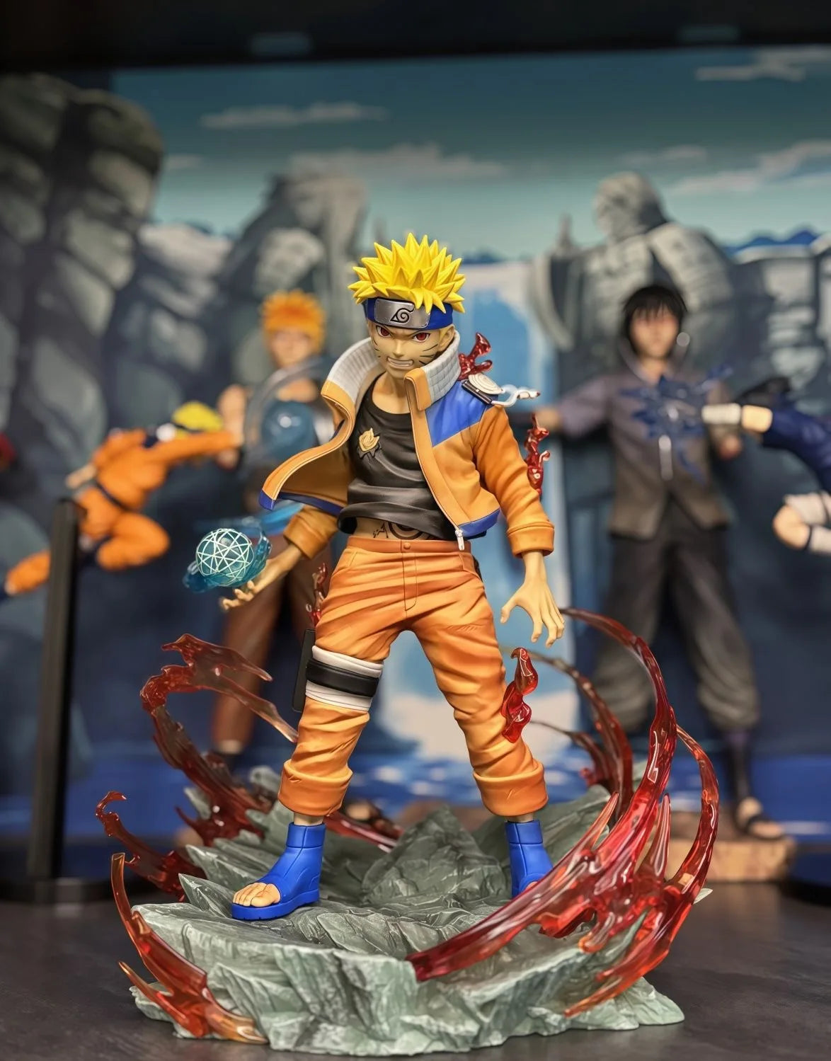 Naruto Figure Uzumaki Naruto Action Figures Two Heads Figurine Pvc Doll Statue Collection Desk