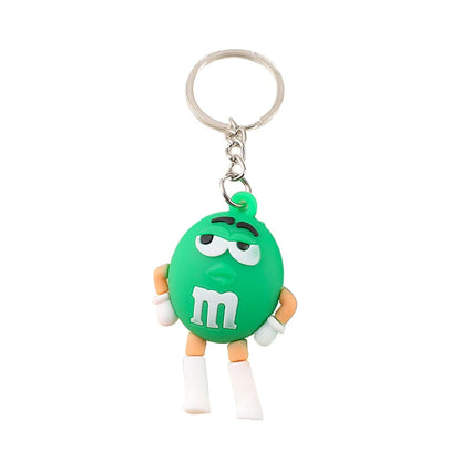 Fashion Fun Key Chains Cute M Bean Cartoon Keychain Children Surprise Birthday Gift Accessories Keyring