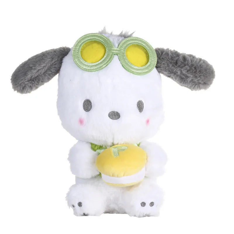 Genuine Anime Sanrio Pochacco Dog Stuffed Toys Cute Plush Toys Plushies Kawaii Throw Pillow